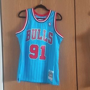 Dennis Rodman mitchell & ness swingman jersey